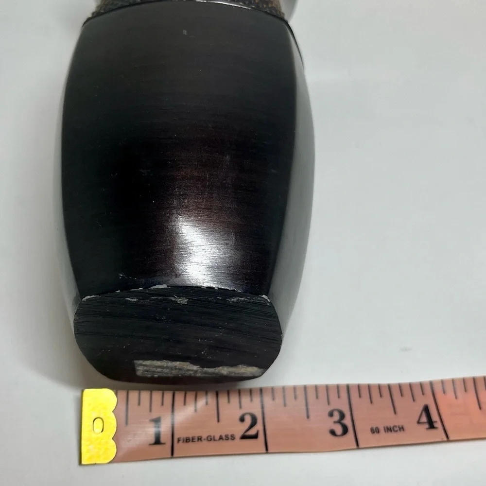 DARK BROWN & SILVER SOAP DISPENSER (MINT CONDITION)